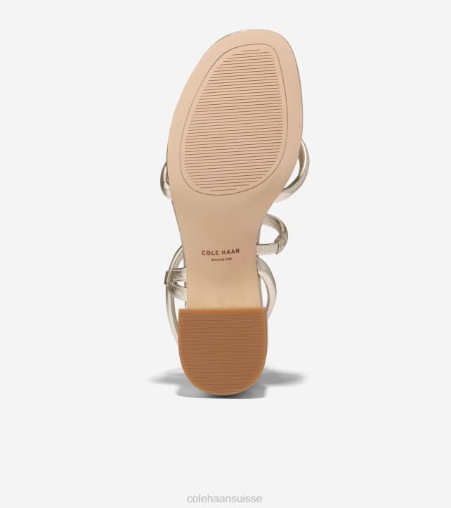 Cole Haan sandale tong calli femmes PJ6N7 or chaussure