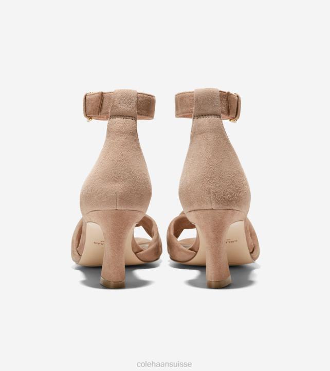 Cole Haan sandale tressée adella femmes PJ6N180 daim whisky chaussure