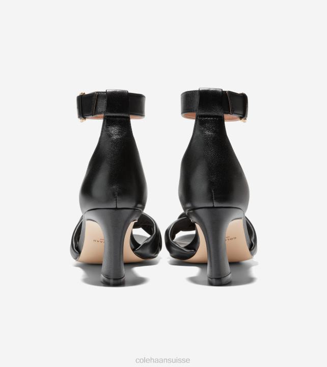 Cole Haan sandale tressée adella femmes PJ6N182 Cuir noir chaussure