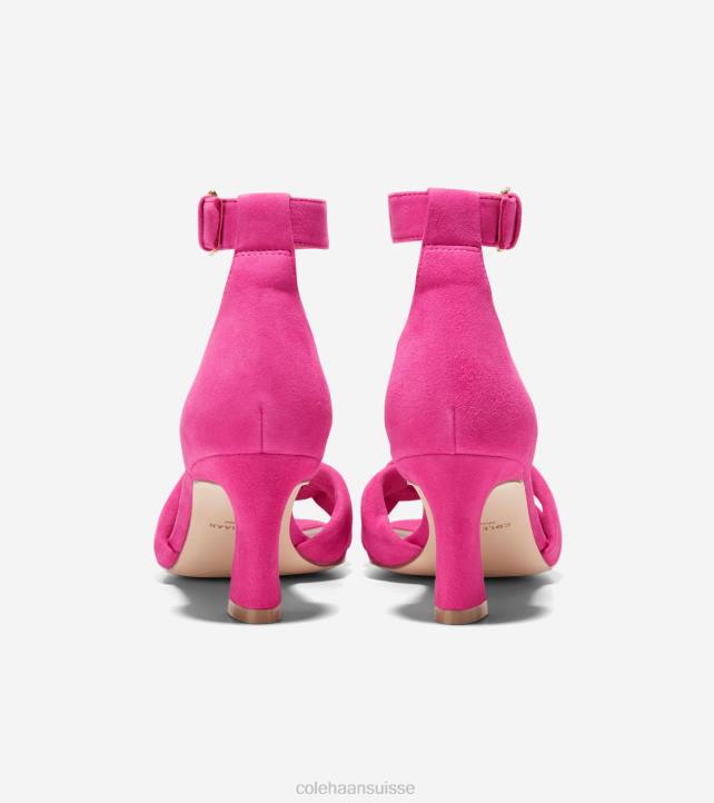 Cole Haan sandale tressée adella femmes PJ6N183 daim rose millefeuille chaussure