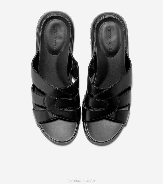 Cole Haan toboggan fendu zerogrand femmes PJ6N194 noir chaussure