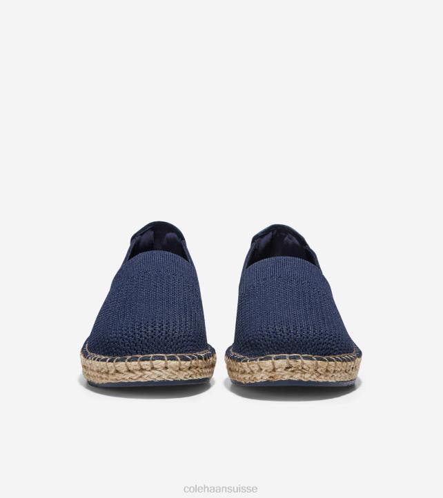 Cole Haan espadrille cloudfeel femmes PJ6N86 stitchlite bleu marine chaussure