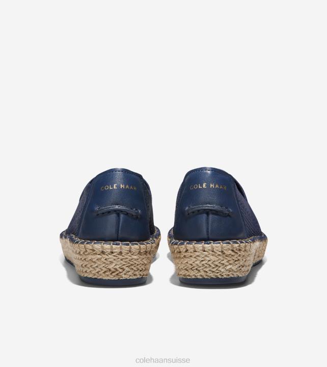 Cole Haan espadrille cloudfeel femmes PJ6N86 stitchlite bleu marine chaussure
