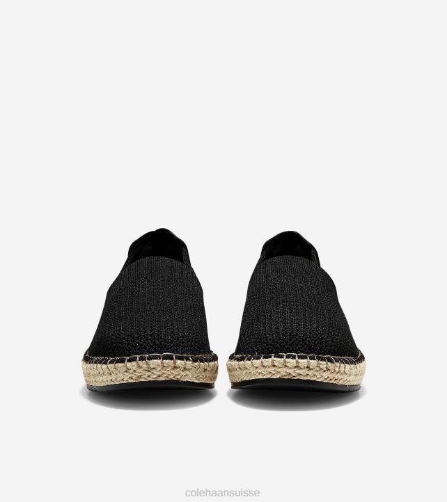 Cole Haan espadrille cloudfeel femmes PJ6N88 noir chaussure