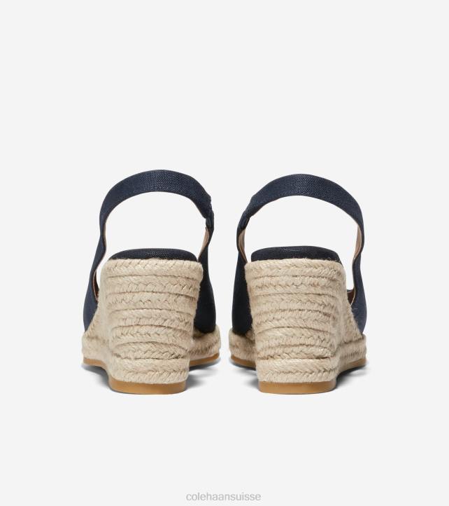 Cole Haan espadrilles compensées cloudfeel femmes PJ6N35 blazer bleu marine chaussure