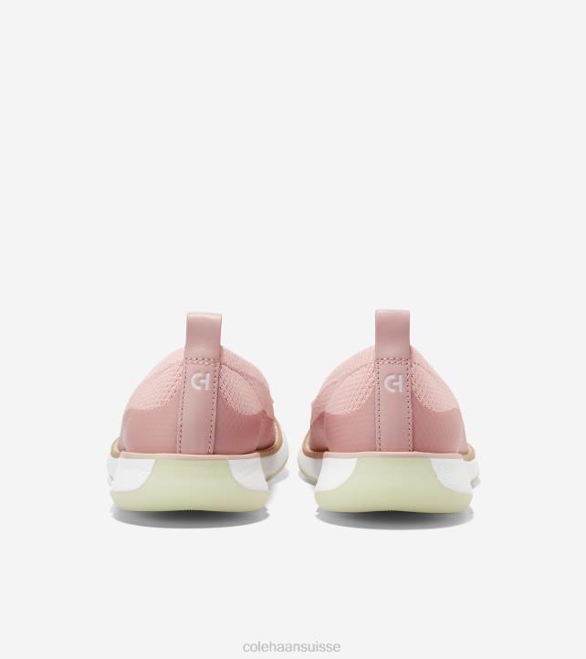 Cole Haan 4.zérogrand mocassin femmes PJ6N134 maille rose smoke-white stitchlite chaussure