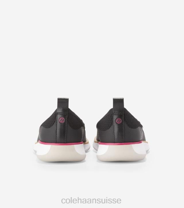 Cole Haan 4.zérogrand mocassin femmes PJ6N136 baie noire stitchlite-brillant chaussure