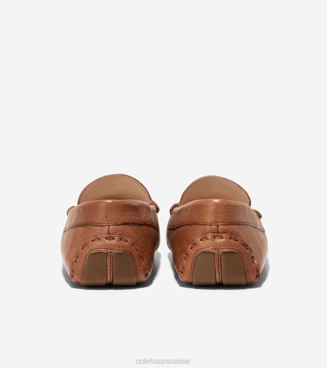 Cole Haan chauffeur evelyne femmes PJ6N64 cuir de noix de pécan chaussure