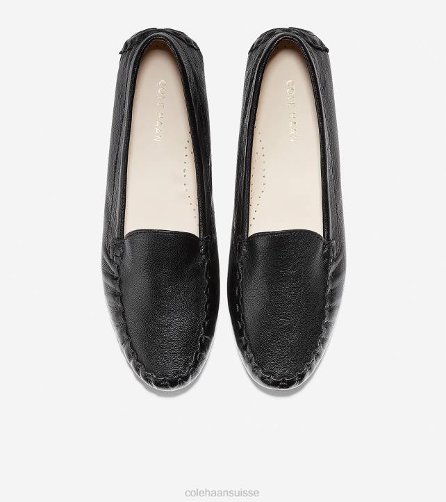 Cole Haan chauffeur evelyne femmes PJ6N67 Cuir noir chaussure