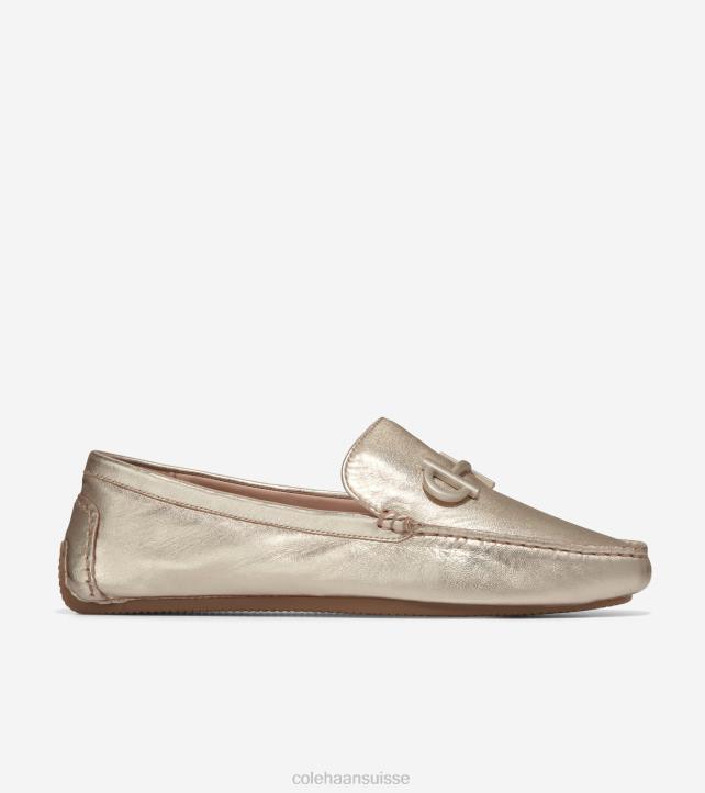 Cole Haan chauffeur femmes PJ6N127 or chaussure