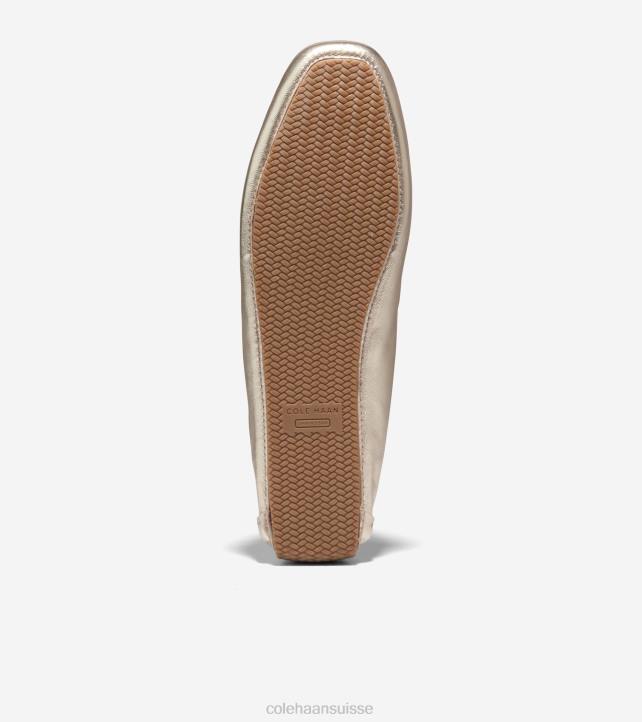 Cole Haan chauffeur femmes PJ6N127 or chaussure