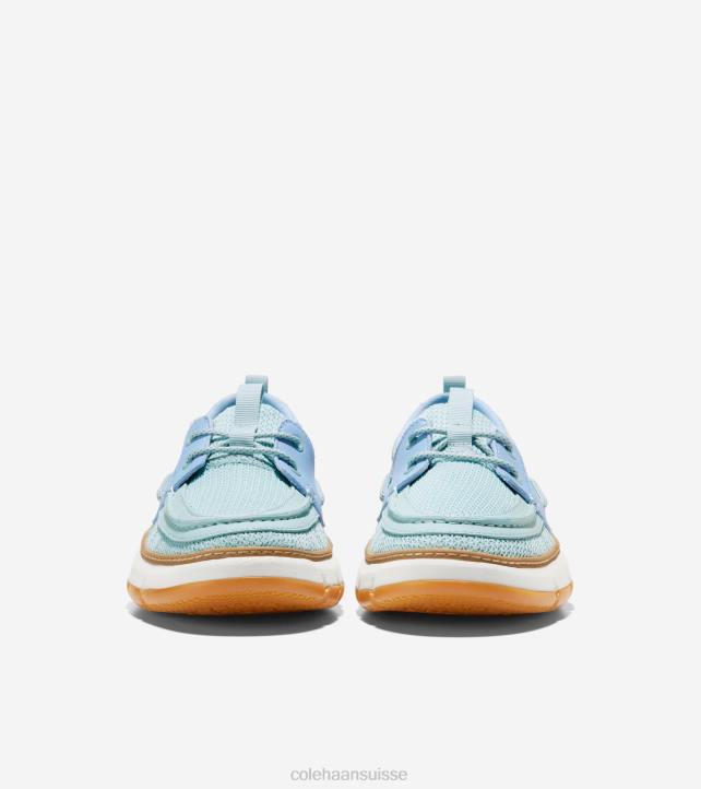 Cole Haan chaussure de bateau de régate 4.zerogrand femmes PJ6N15 bleu oxford chaussure