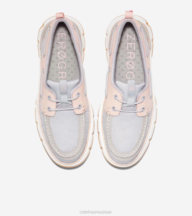 Cole Haan chaussure de bateau de régate 4.zerogrand femmes PJ6N16 micropuce-eau de rose chaussure
