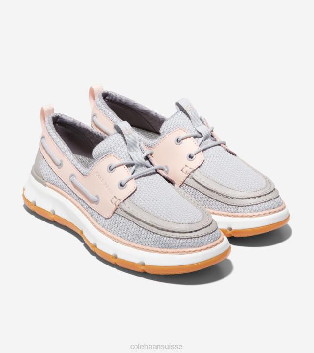 Cole Haan chaussure de bateau de régate 4.zerogrand femmes PJ6N16 micropuce-eau de rose chaussure