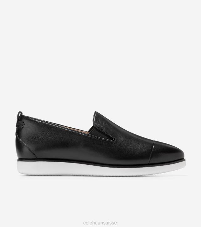 Cole Haan mocassins à enfiler grande ambition femmes PJ6N203 Cuir noir chaussure