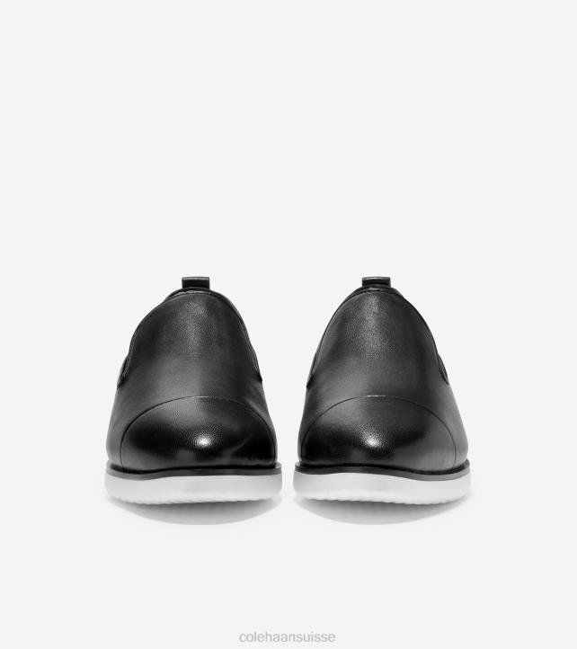 Cole Haan mocassins à enfiler grande ambition femmes PJ6N203 Cuir noir chaussure