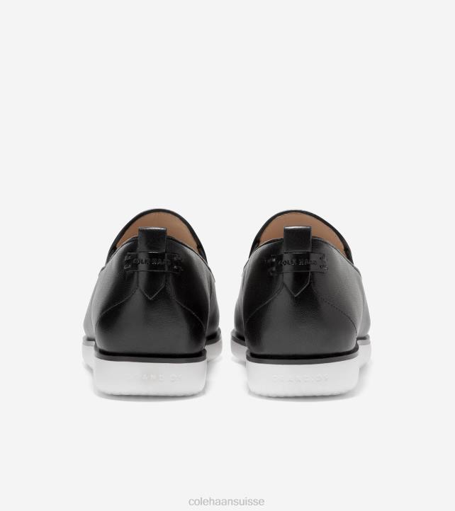 Cole Haan mocassins à enfiler grande ambition femmes PJ6N203 Cuir noir chaussure