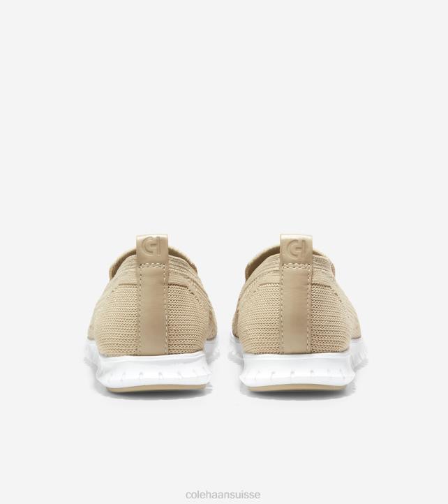 Cole Haan mocassins à enfiler zerogrand femmes PJ6N123 point de seigle chaussure