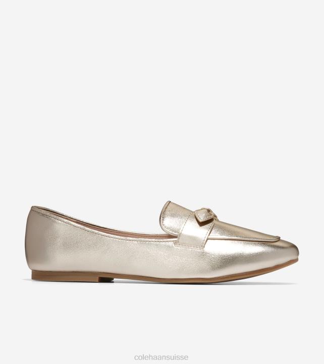 Cole Haan mocassins à nœud york femmes PJ6N137 or chaussure