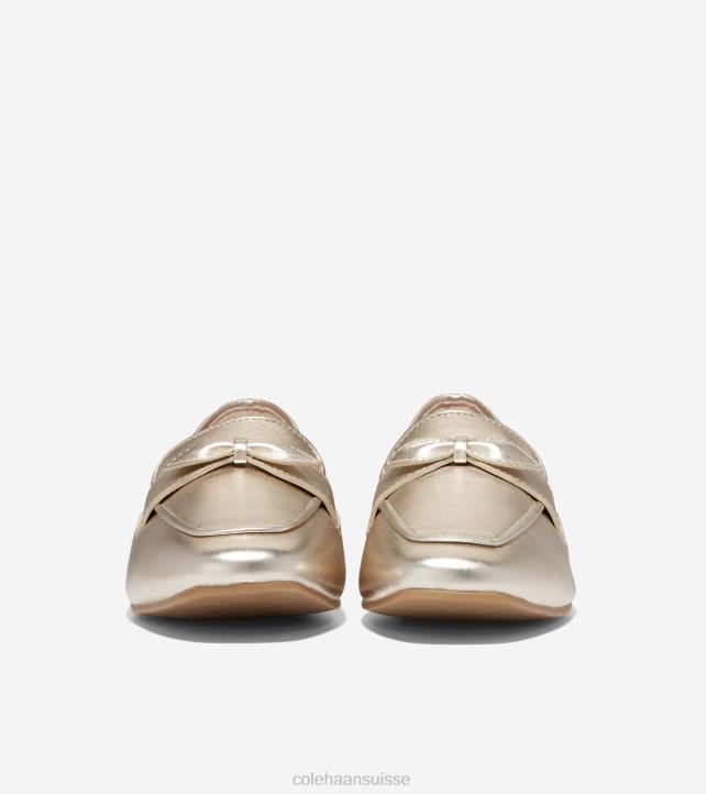 Cole Haan mocassins à nœud york femmes PJ6N137 or chaussure