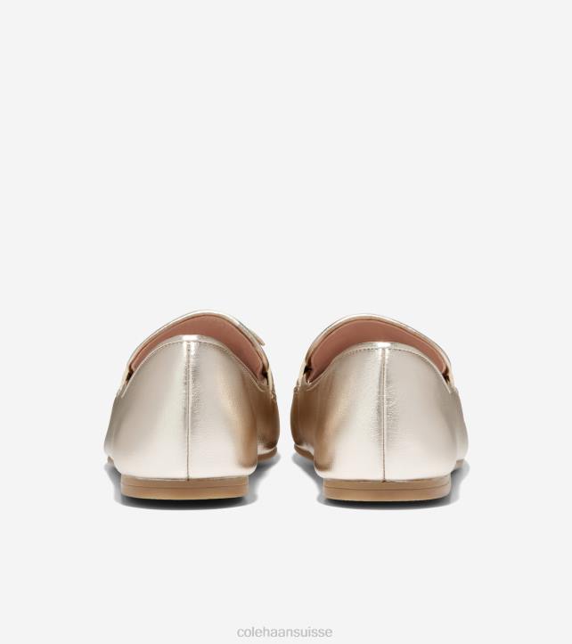 Cole Haan mocassins à nœud york femmes PJ6N137 or chaussure