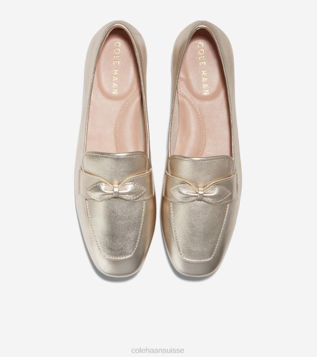 Cole Haan mocassins à nœud york femmes PJ6N137 or chaussure