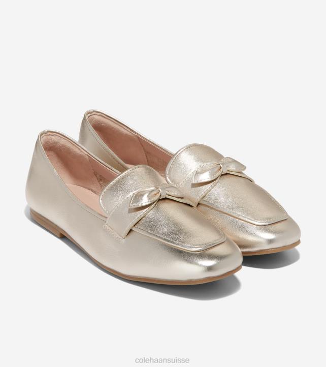 Cole Haan mocassins à nœud york femmes PJ6N137 or chaussure