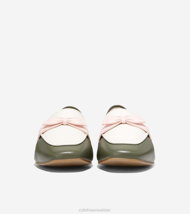 Cole Haan mocassins à nœud york femmes PJ6N138 feuille de thé-aigrette-eau de rose chaussure