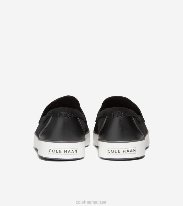 Cole Haan mocassins nantucket 2.0 femmes PJ6N92 noir-calme abat-jour-blanc chaussure