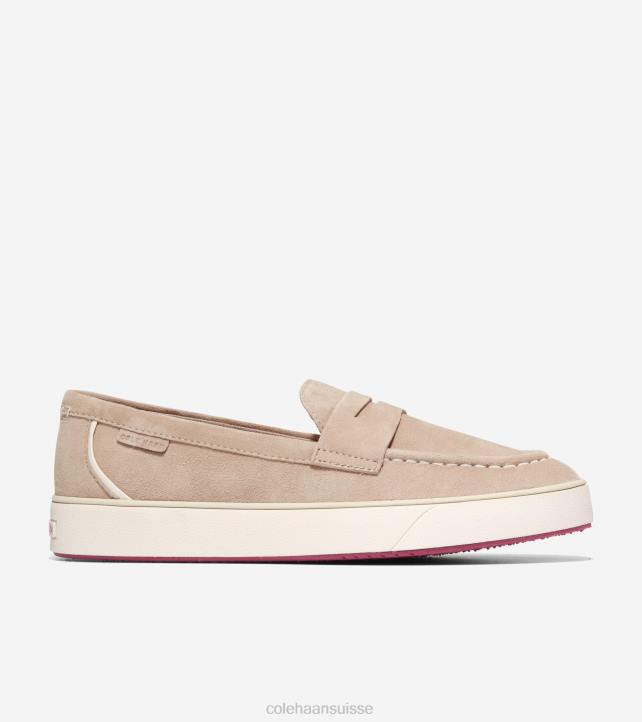 Cole Haan mocassins nantucket 2.0 femmes PJ6N93 mortier-bouleau-blanc chaussure