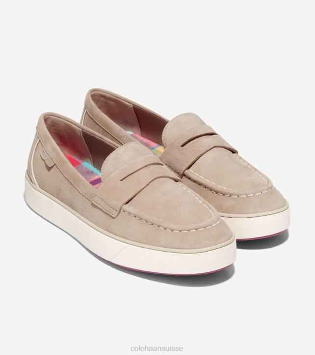 Cole Haan mocassins nantucket 2.0 femmes PJ6N93 mortier-bouleau-blanc chaussure