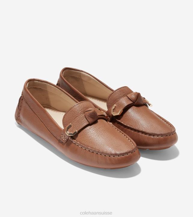 Cole Haan pilote d'arc evelyn femmes PJ6N69 cuir de noix de pécan chaussure