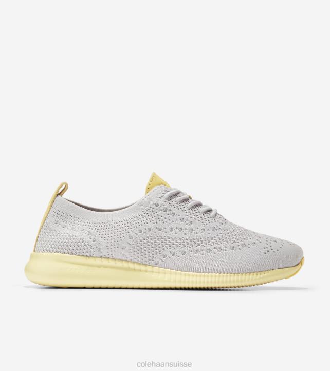 Cole Haan 2.zerogrand bout d'aile oxford femmes PJ6N41 microchip stitchlite-meringue au citron chaussure