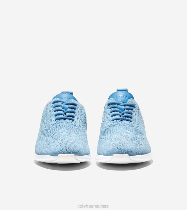 Cole Haan 2.zerogrand oxford femmes PJ6N45 stitchlite bleu azur-blanc optique chaussure