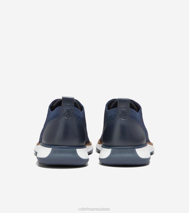 Cole Haan 4.zérogrand oxford femmes PJ6N102 blazer bleu marine et stitchlite blanc chaussure