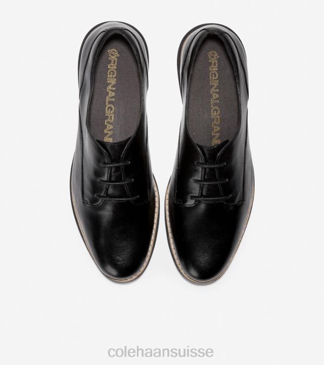 Cole Haan originalgrand plain oxford femmes PJ6N170 Cuir noir chaussure