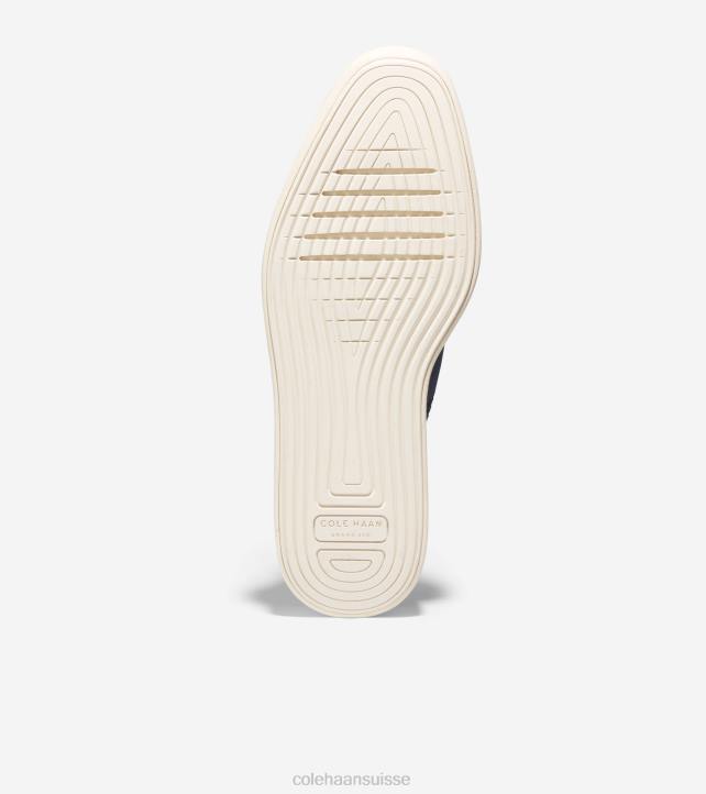 Cole Haan oxford à bout d'aile originalgrand platform femmes PJ6N214 blazer bleu marine-couture ivoire chaussure