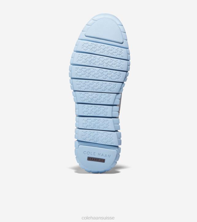 Cole Haan oxford à bout d'aile zerogrand femmes PJ6N153 blanc optique-bleu oxford chaussure