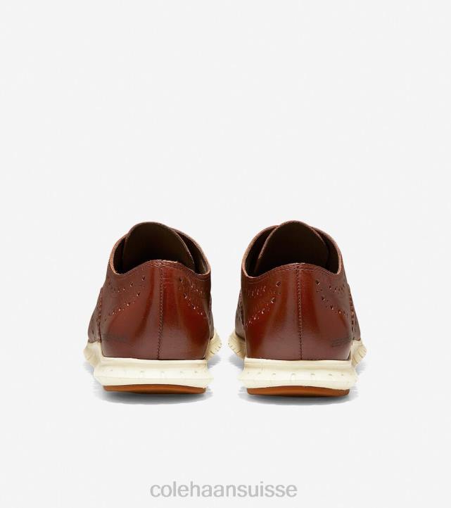 Cole Haan oxford à bout d'aile zerogrand femmes PJ6N154 cuir woodbury-ivoire chaussure