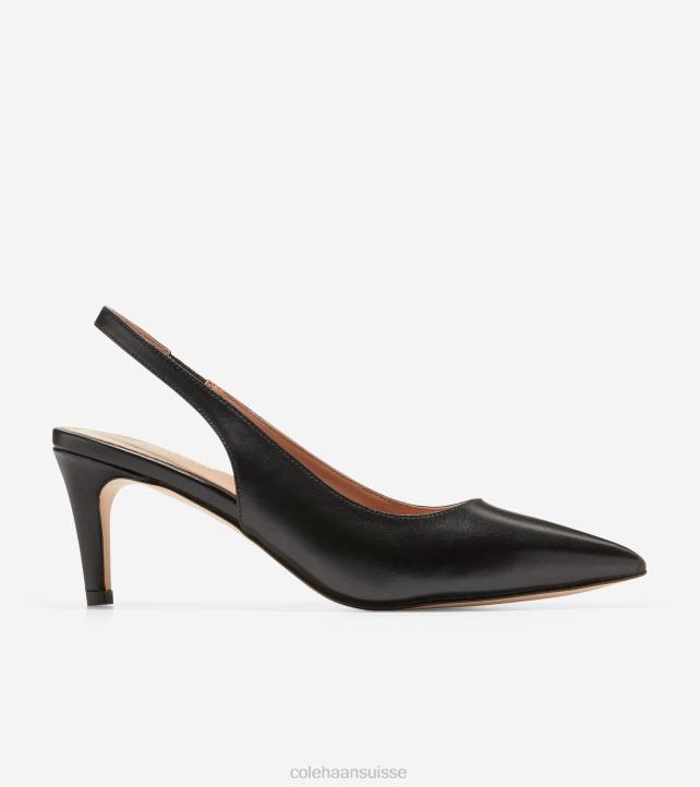 Cole Haan pompe à bride arrière vandam femmes PJ6N152 noir chaussure
