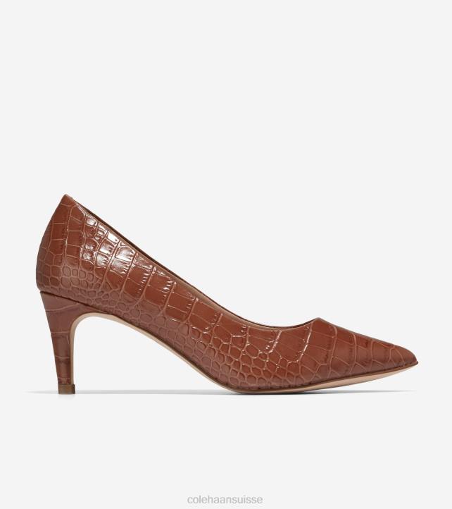 Cole Haan pompe vandam 65mm femmes PJ6N157 croco de sequioa chaussure