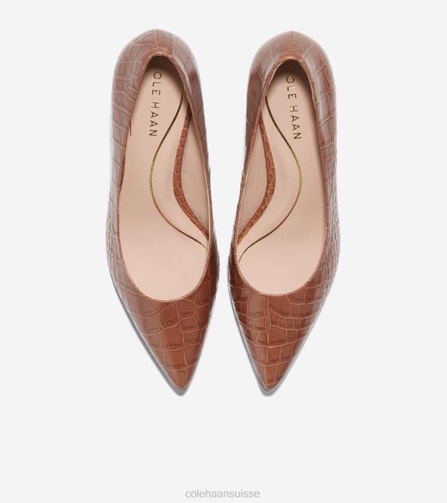 Cole Haan pompe vandam 65mm femmes PJ6N157 croco de sequioa chaussure