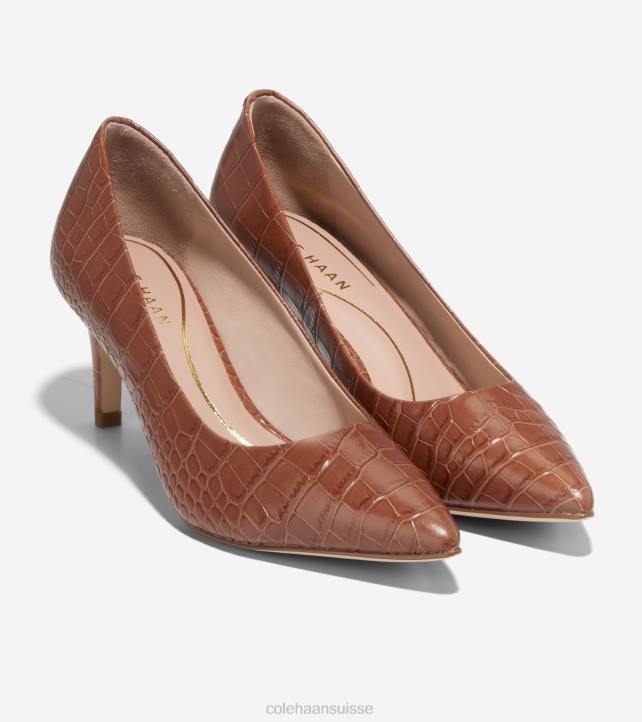 Cole Haan pompe vandam 65mm femmes PJ6N157 croco de sequioa chaussure