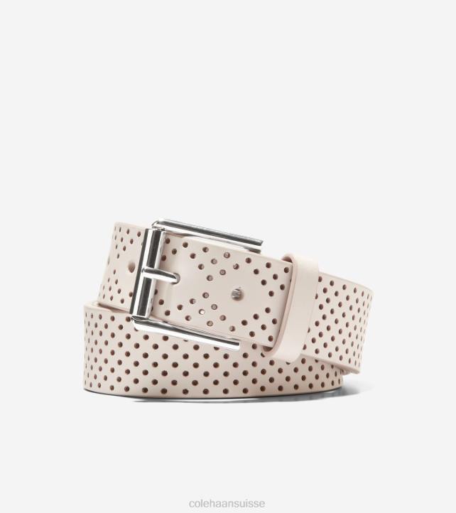 Cole Haan Ceinture color block perforée 35 mm Hommes PJ6N577 sésame accessoires
