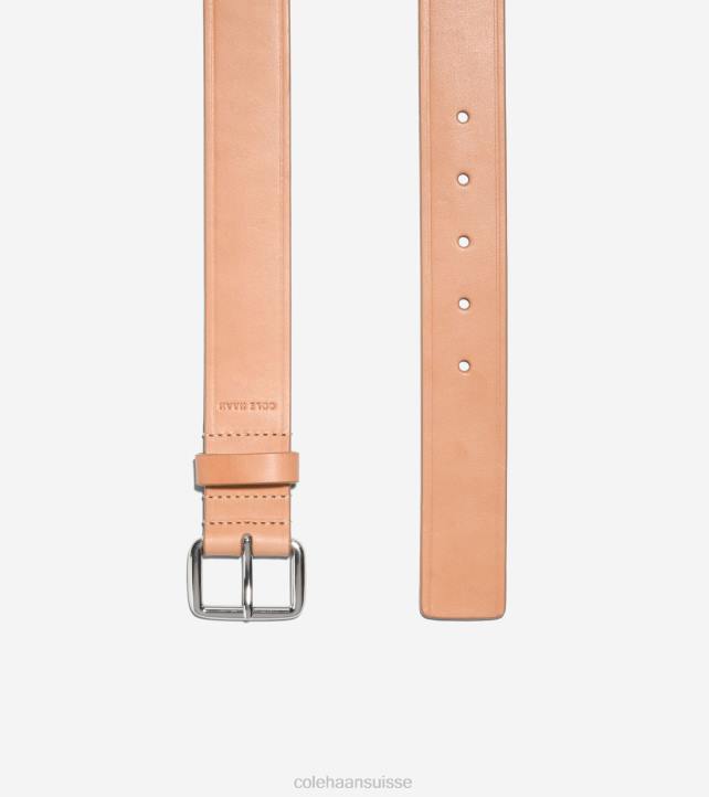 Cole Haan Ceinture robe vachetta 35 mm Hommes PJ6N573 beige accessoires