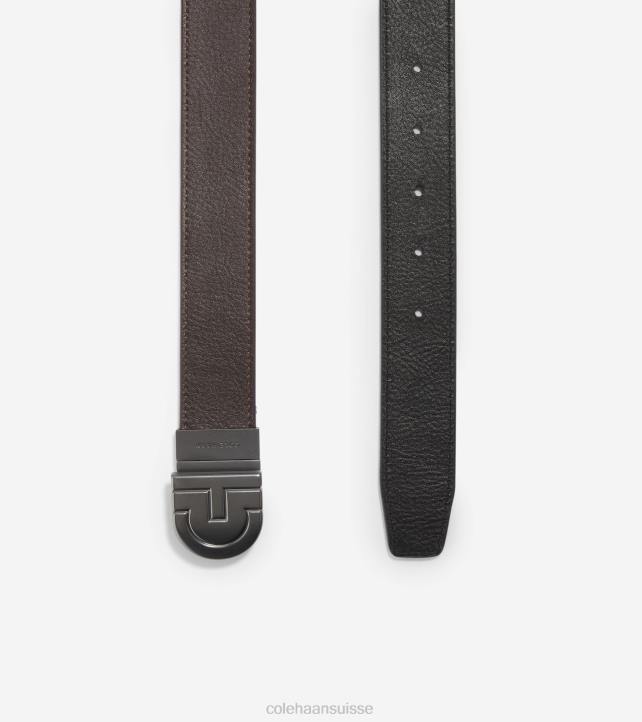 Cole Haan ceinture réversible à logo ch 32 mm Hommes PJ6N571 marron noir accessoires