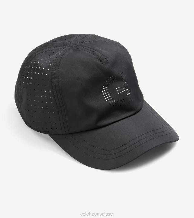 Cole Haan casquette à logo brodé Hommes PJ6N579 noir accessoires