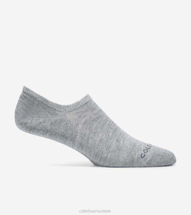 Cole Haan 2 paires de sous-chaussettes Hommes PJ6N606 gris pluie-blanc accessoires