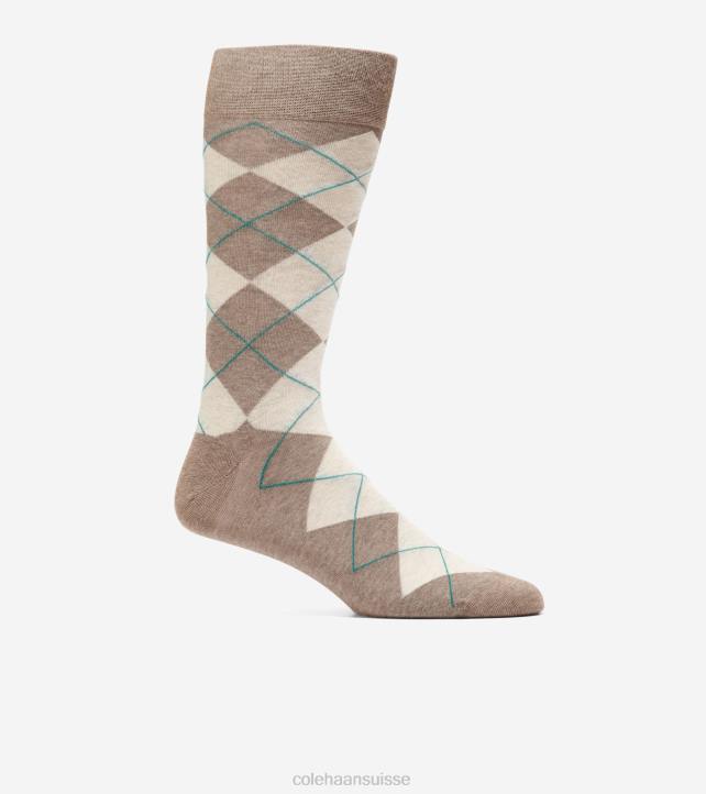 Cole Haan chaussette d'équipage Hommes PJ6N598 brun accessoires