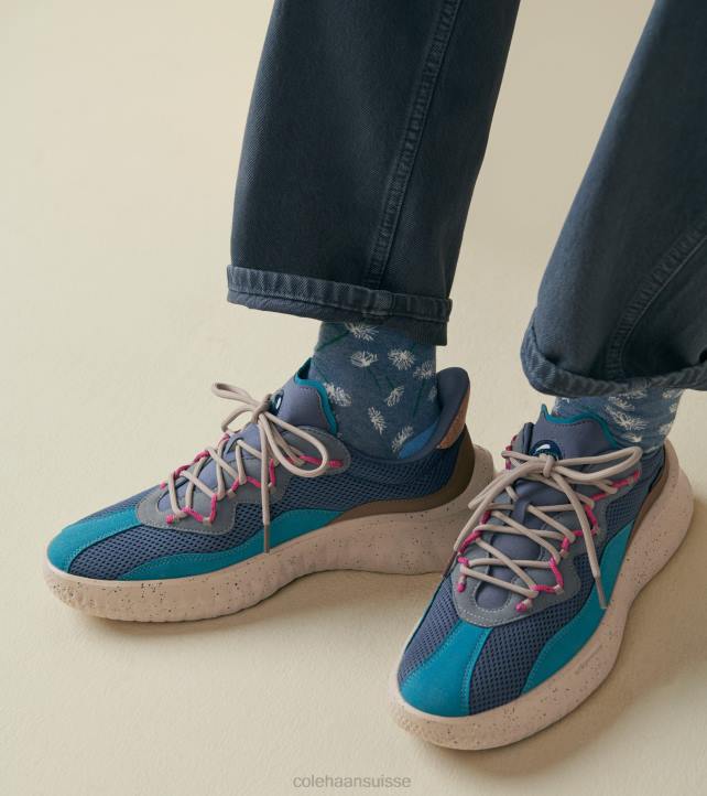 Cole Haan robe pissenlit ras du cou chaussette Hommes PJ6N588 denim moyen chiné accessoires